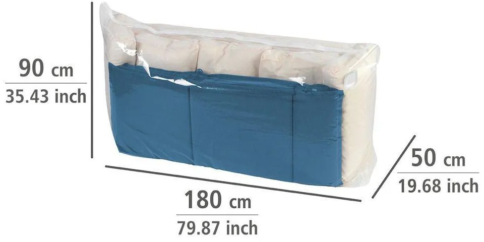 Uniwersalny worek próżniowy CUBE XXL - 90 x 180 x 50 cm, WENKO