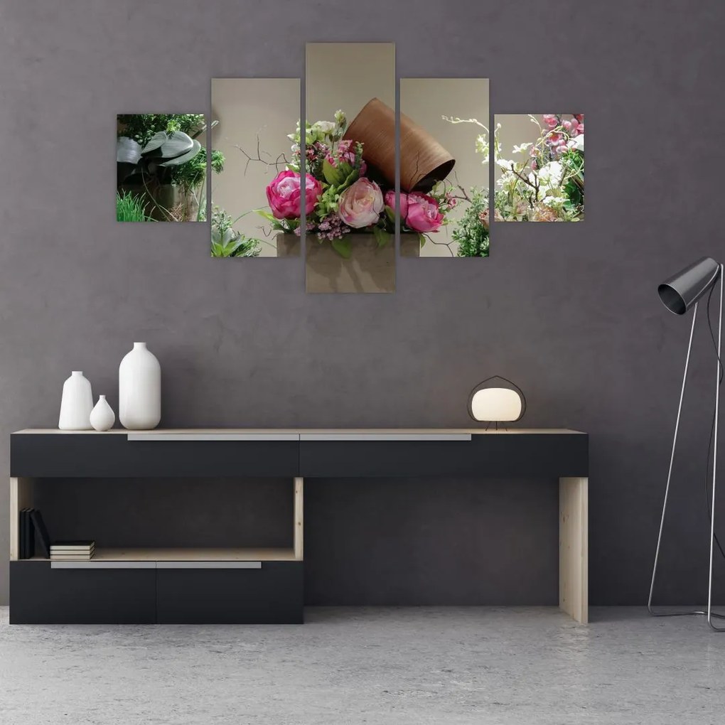 Obraz - Róża dla Ciebie (125x70 cm)