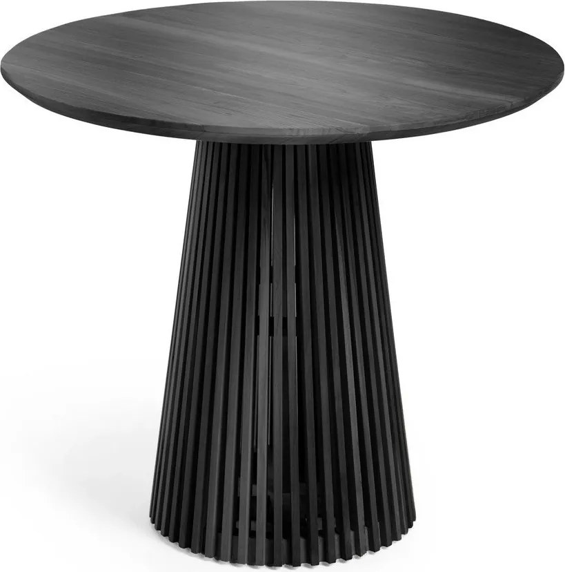 Okrągły stół z litego drewna mindi ø 90 cm Jeanette – Kave Home