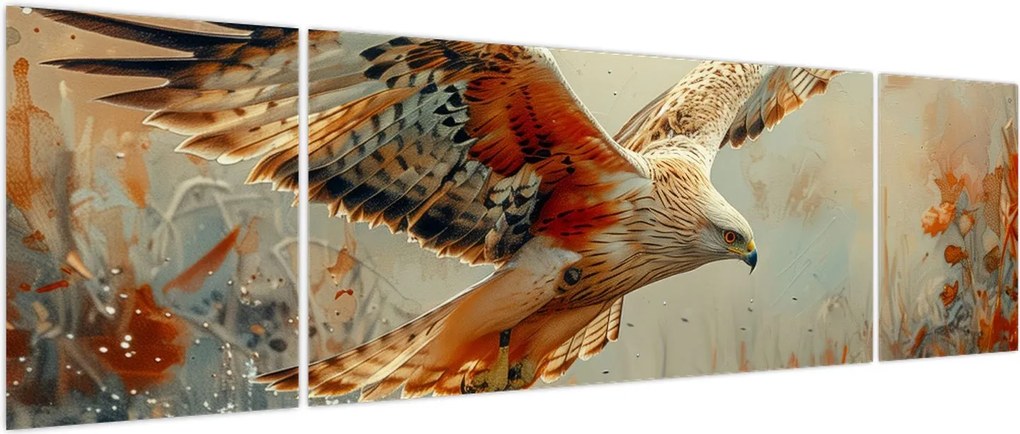 Obraz - Ptak drapieżny (170x50 cm)