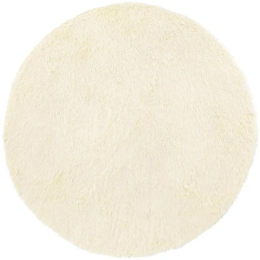 Kremowy dywan okrągły 160x160 R9-T64