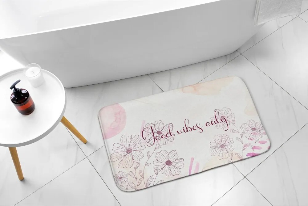 Dywanik do łazienki Dywanik do łazienki Kwiaty Rośliny