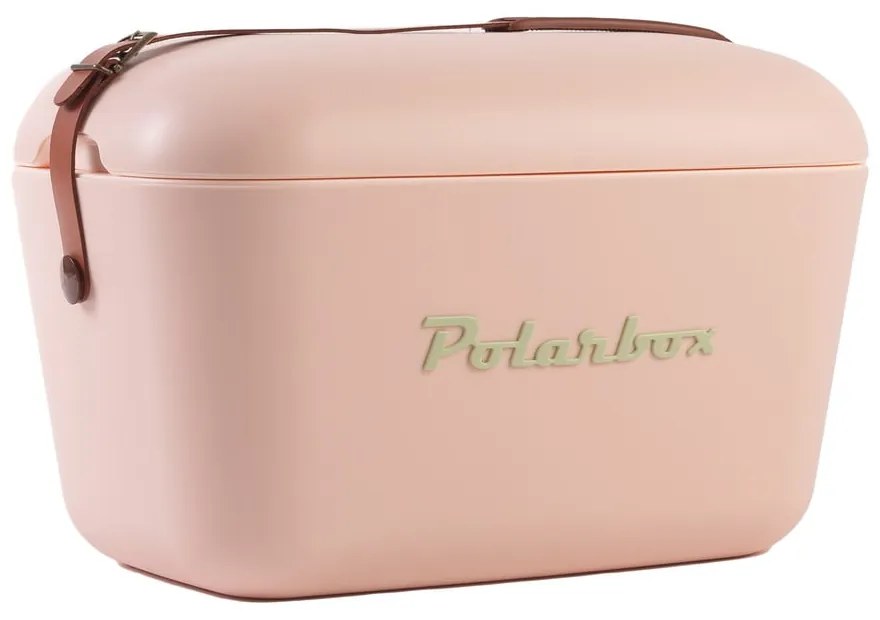 Szaroróżowy pojemnik chłodzący 20 l Classic – Polarbox