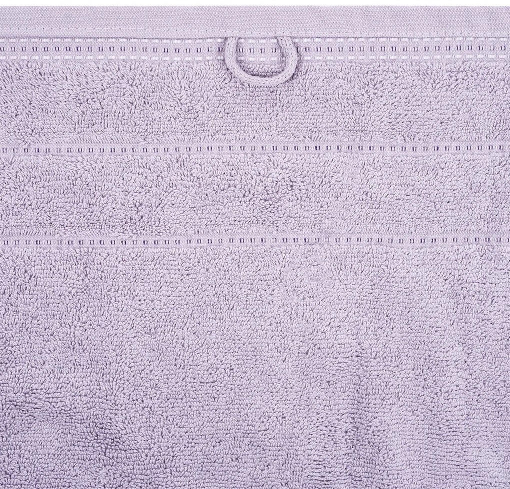 Ręcznik kąpielowy BARBARA 70x130 cm jasny fiolet, 100% bawełna