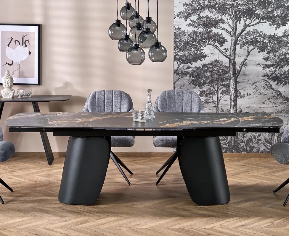 Rozkładany stół Forum Halmar z blatem ze spieku