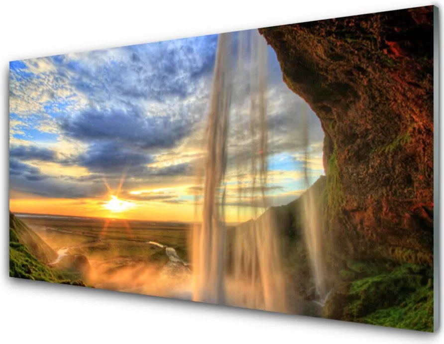 Panel Kuchenny Krystaliczny Wodospad Górski