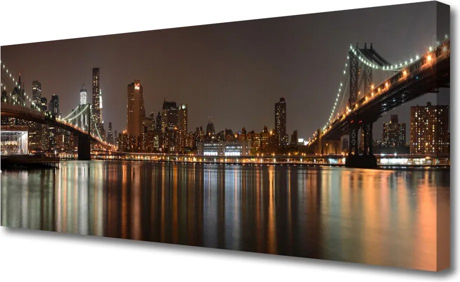 Obraz na płótnie Mosty nad Wielką Wodą