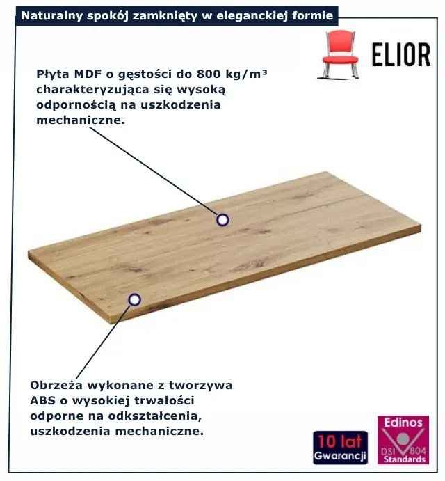 Blat do szafki pod umywalkę dąb artisan F3-S66