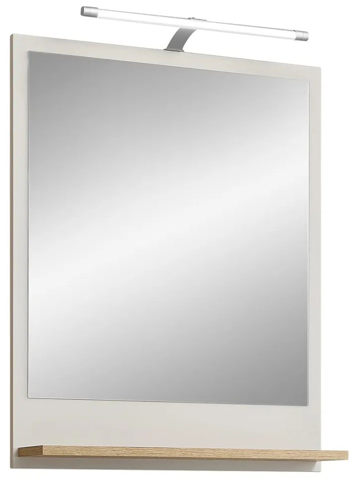 Lustro z oświetleniem/z półką ścienne 60x74,5 cm Quickset 966 – Pelipal