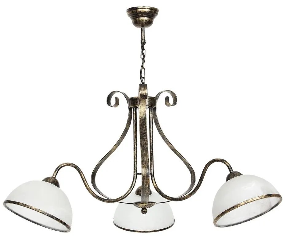Lampa wisząca ANTICA 3xE27/60W/230V na łańcuchu