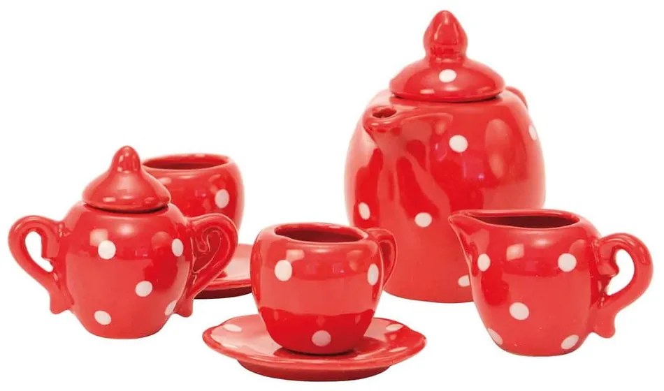 Porcelanowy serwis do kuchni zabawkowej La Grande Famille Tea Set – Moulin Roty