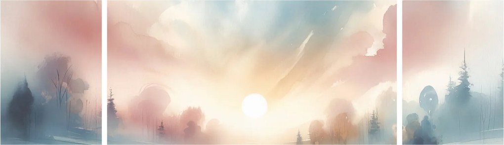 Obraz - Elegancki krajobraz (170x50 cm)