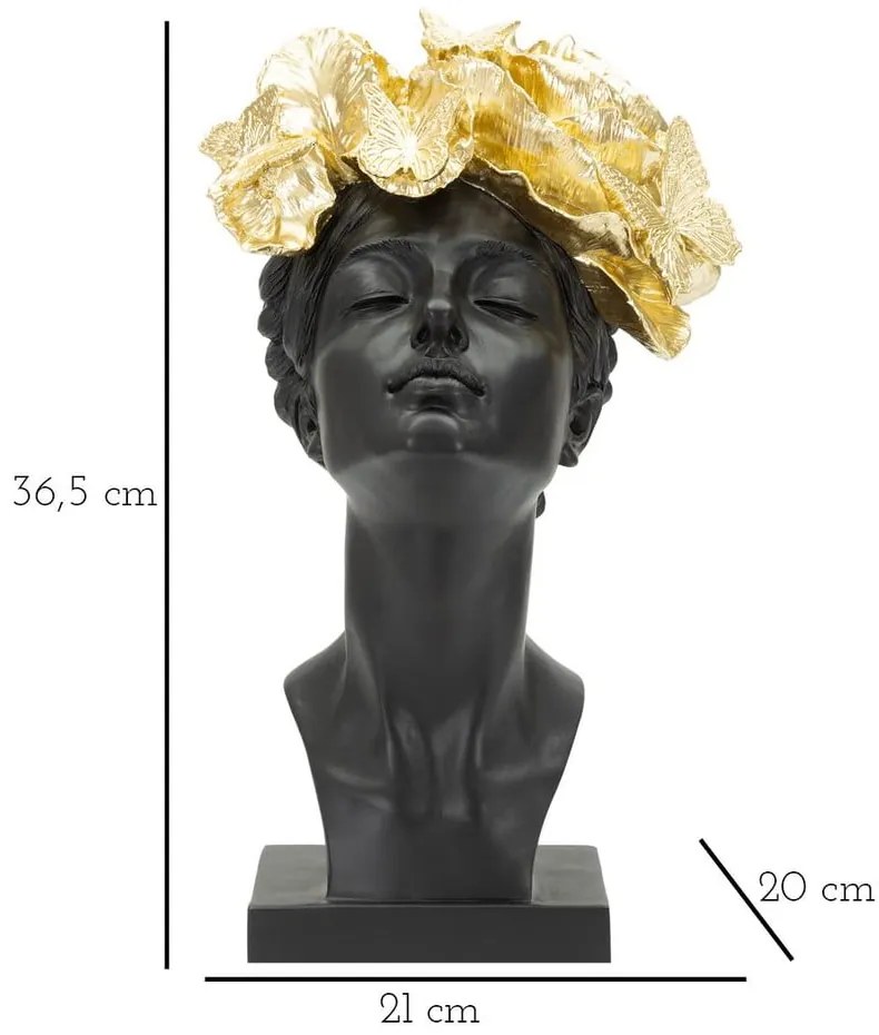 Figurka z żywicy polimerowej 36,5 cm Woman With Butterfly – Mauro Ferretti