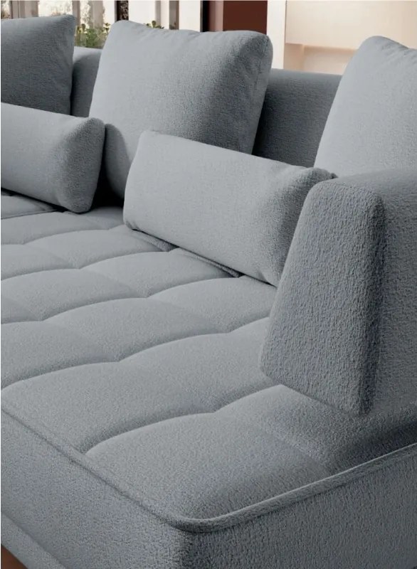 Narożnik GIOTTO L Lewostronnyelektryczna regulacja siedziska tkanina PERFECT HARMONY 85 WERSAL