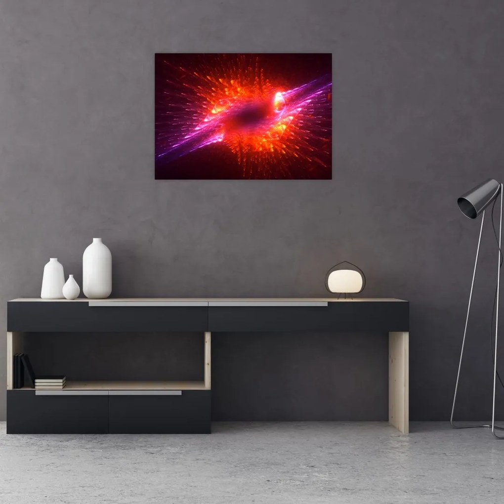 Obraz współczesnej ciernistej abstrakcji (70x50 cm)