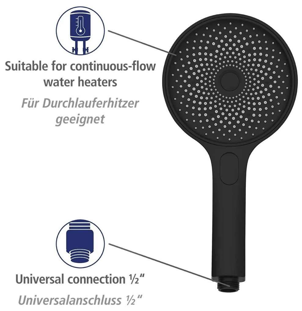 Słuchawka prysznicowa SOFTWATER, Ø 13 cm, WENKO