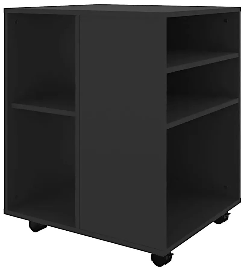Czarny kontener do biurka M1-C31