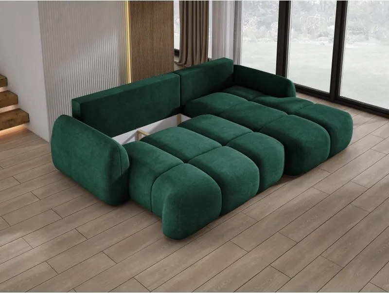 Narożnik COCO WIND z funkcją spania poduszkami i pojemnikiem CLOUD 39 WERSAL