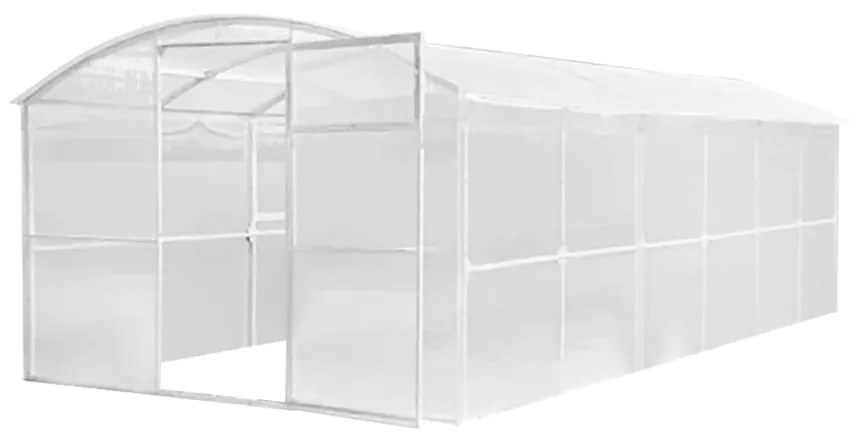 SZKLARNIA OGRODOWA GERA PLUS 3X4 M PROFIL 40X20 MM POLIWĘGLAN 6 MM