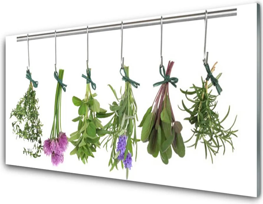 Panel Szklany Kulinarne Płatki Kwiatowe