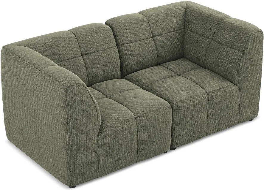 Zielona sofa z materiału bouclé 180 cm Aloha – Makamii