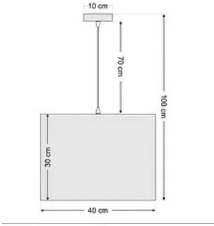 Lampa wisząca KWADRO LEN 008-40w30 biała BPS KONCEPT