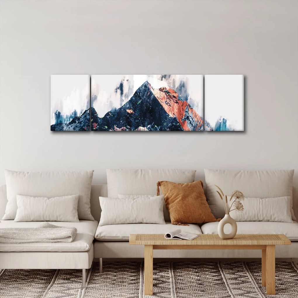 Obraz - Abstrakcyjna góra (170x50 cm)