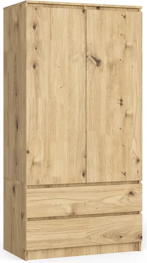 Klasyczna Szafa Dwudrzwiowa Dąb Artisan E4-S94