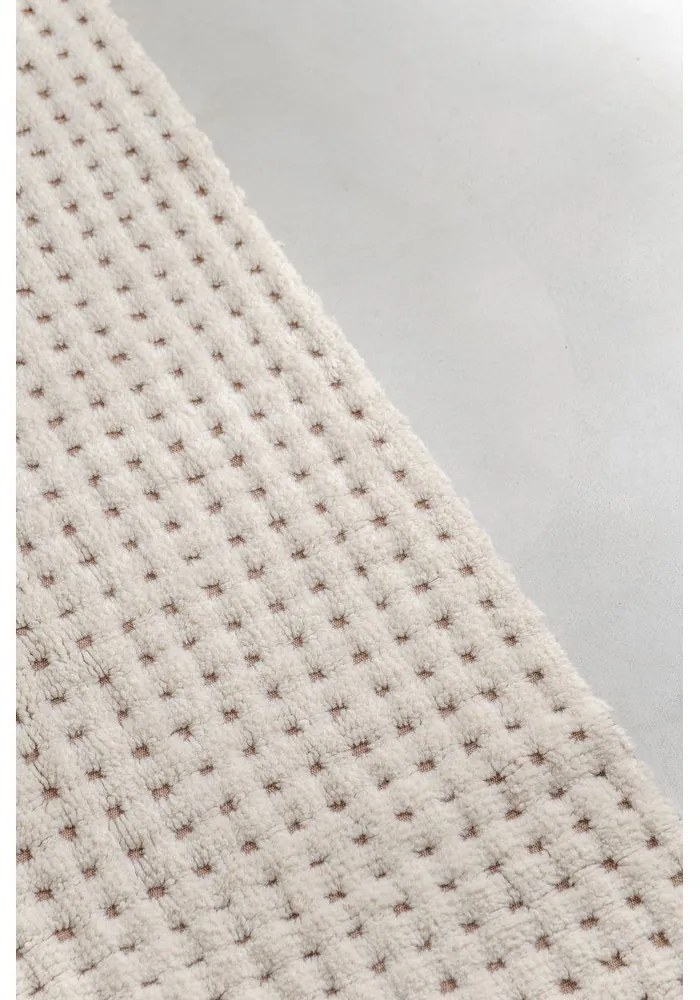 Wełniany chodnik odpowiedni do prania/tkany ręcznie w kolorze kości słoniowej 80x230 cm Unexpected Wool – Lorena Canals