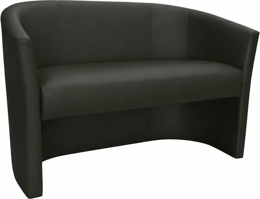 Sofa CLUB tapicerowana tkaniną Eko-skóra elegancka sofa do salonu i gabinetu : Kolor tkaniny - EKO-SKÓRA - 6D, Typ tkaniny - Eko-skóra