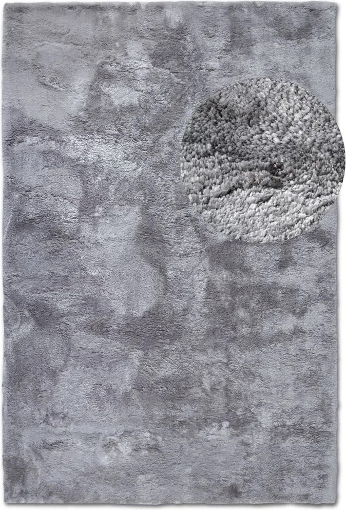 Dywan Cosy Shaggy Szary Elle Decoration – miękki, wysoki włos 200 cm x 290 cm Certyfikat Oeko-Tex