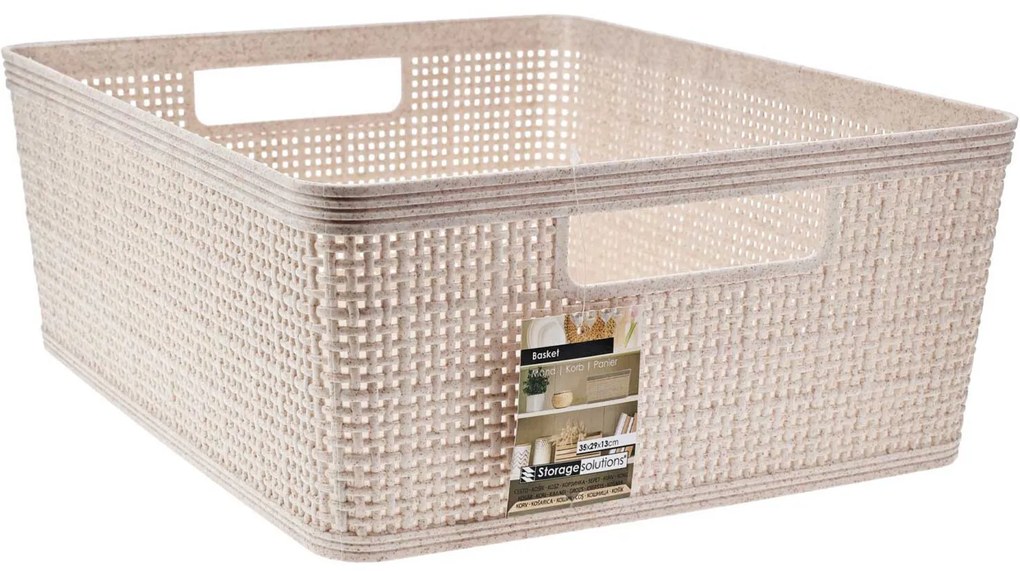 Plastikowy koszyk do organizacji, 35 x 29 x 13 cm