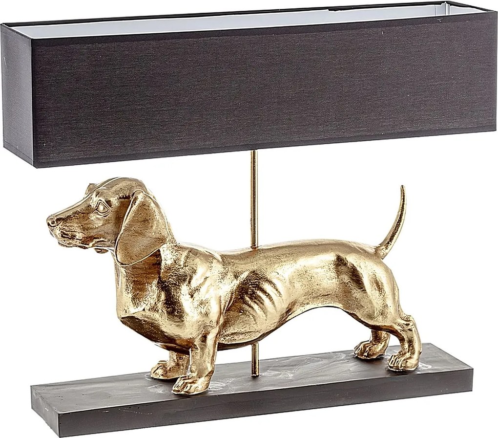 Lampa stołowa Gold Dog 48cm