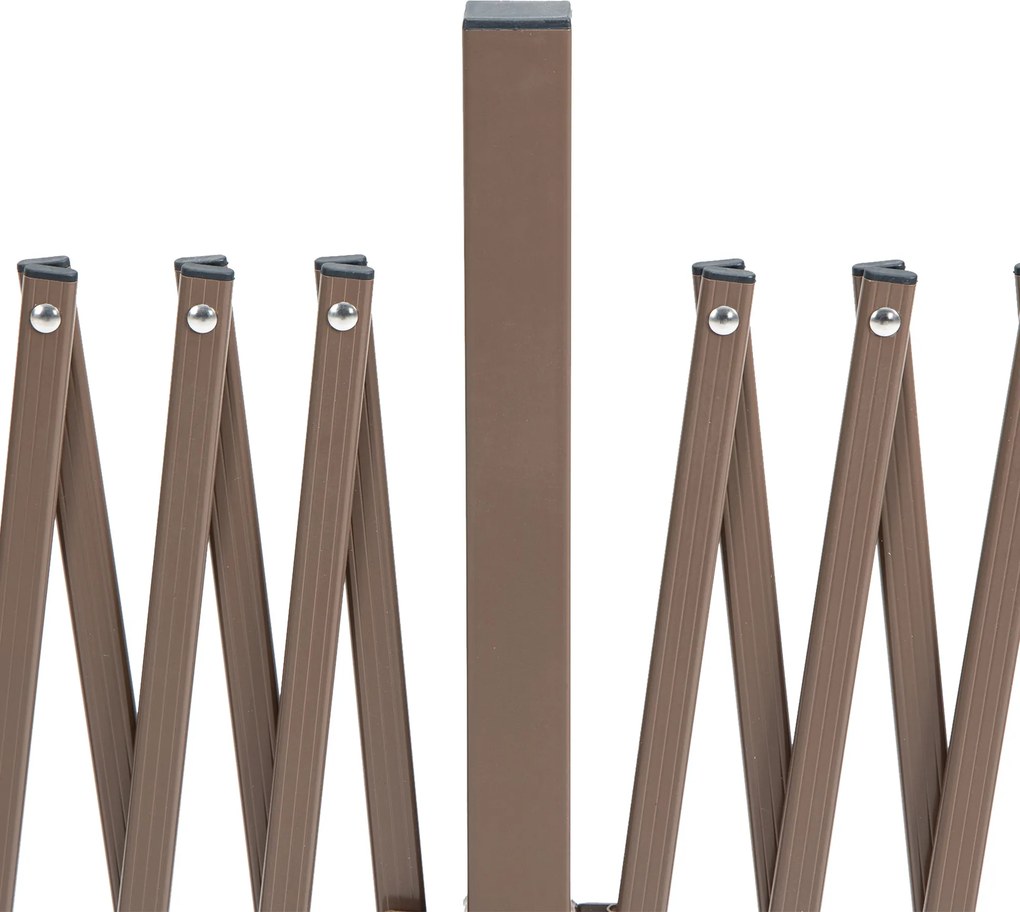 Outsunny OGRODZENIE HARMONIJKOWE 405 cm w biurowcu, ogrodzenie na private event | Aosom PL