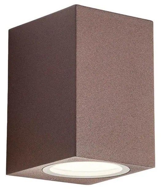 Redo 90528 - Zewnętrzny kinkiet BRIO LED, 6W, 230V, 3000K, IP54, brązowy