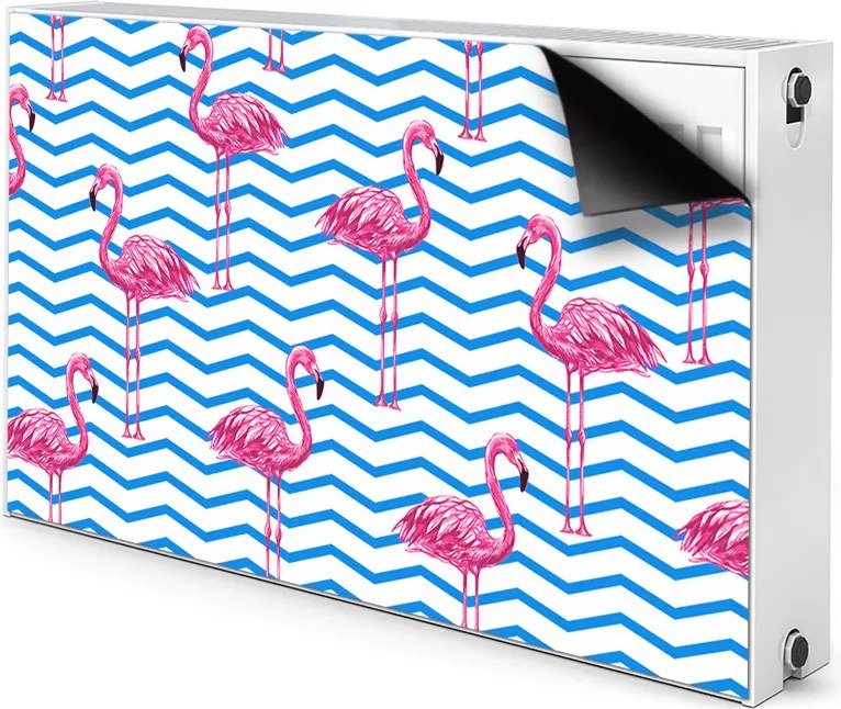 Maskownica na kaloryfer Flamingi