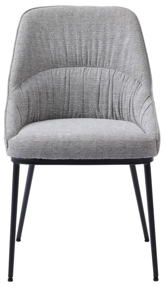 Szare krzesła zestaw 2 szt. Meridian – Unique Furniture