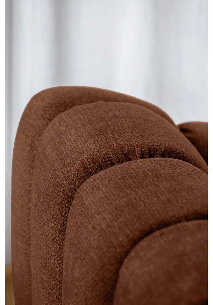 Narożnik (lewostronny/w kształcie litery U) w kolorze terakoty Shell – Miuform