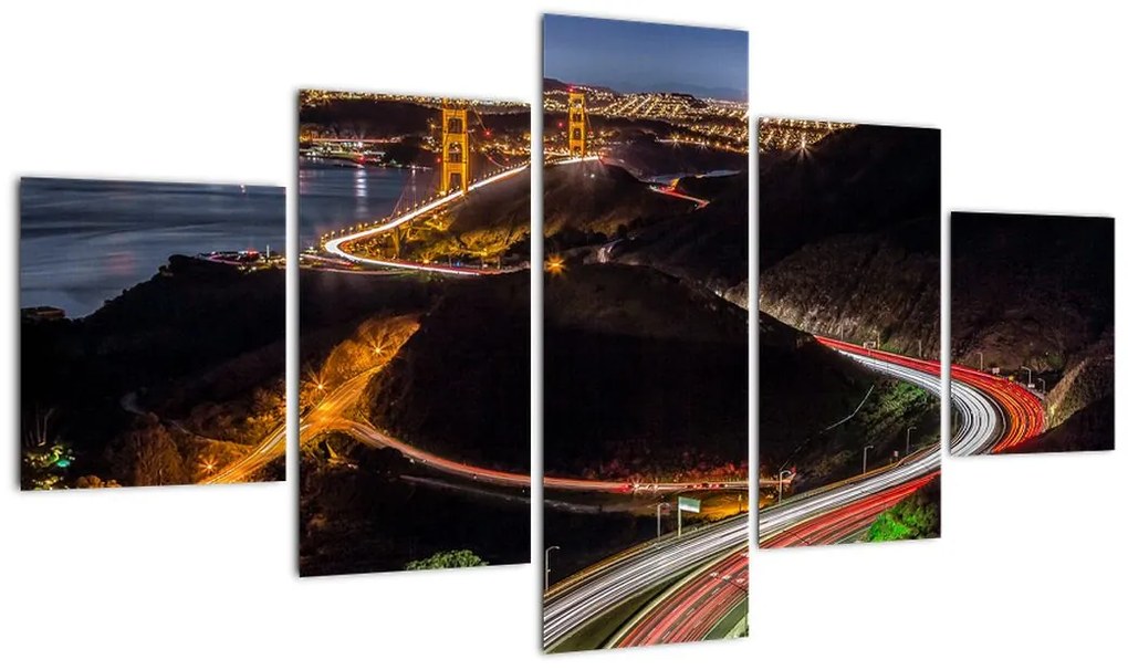 Obraz - Golden Gate Bridge (125x70 cm)