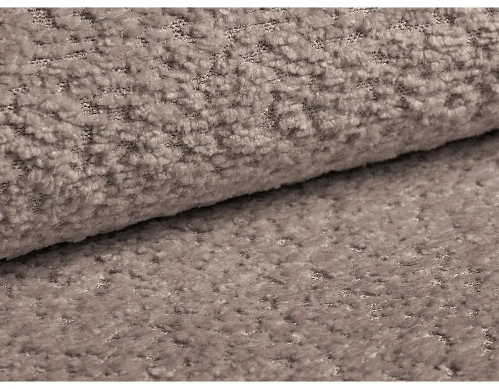 Szarobeżowa rozkładana sofa z materiału bouclé 206 cm Kemi – Cosmopolitan Design