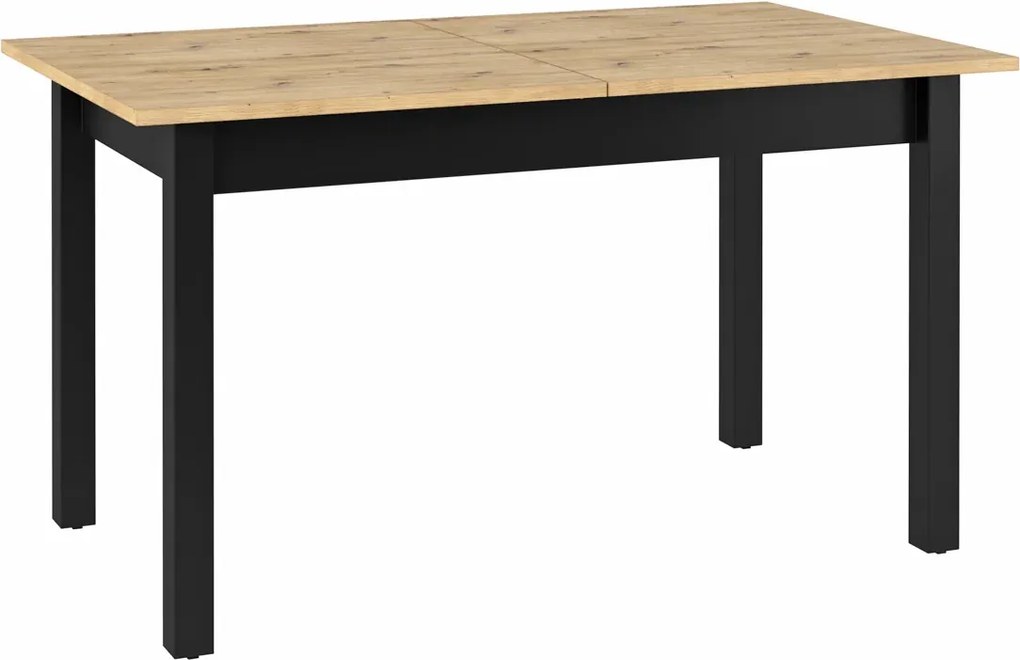 Rozkładany stół w stylu industrialnym dąb artisan - QA F3-M34