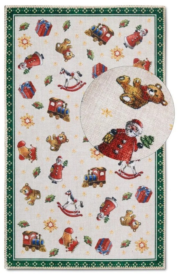 Zielony dywan ze świątecznym motywem 50x80 cm Green Christmas – Villeroy&amp;Boch