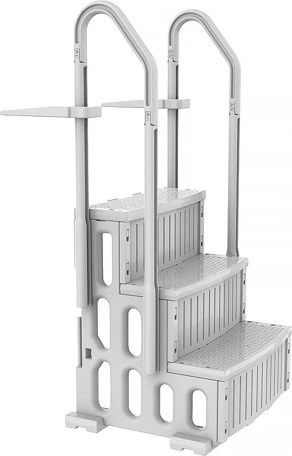 Pojedyncze schody basenowe "Nathan" - 3 stopnie - tworzywo sztuczne