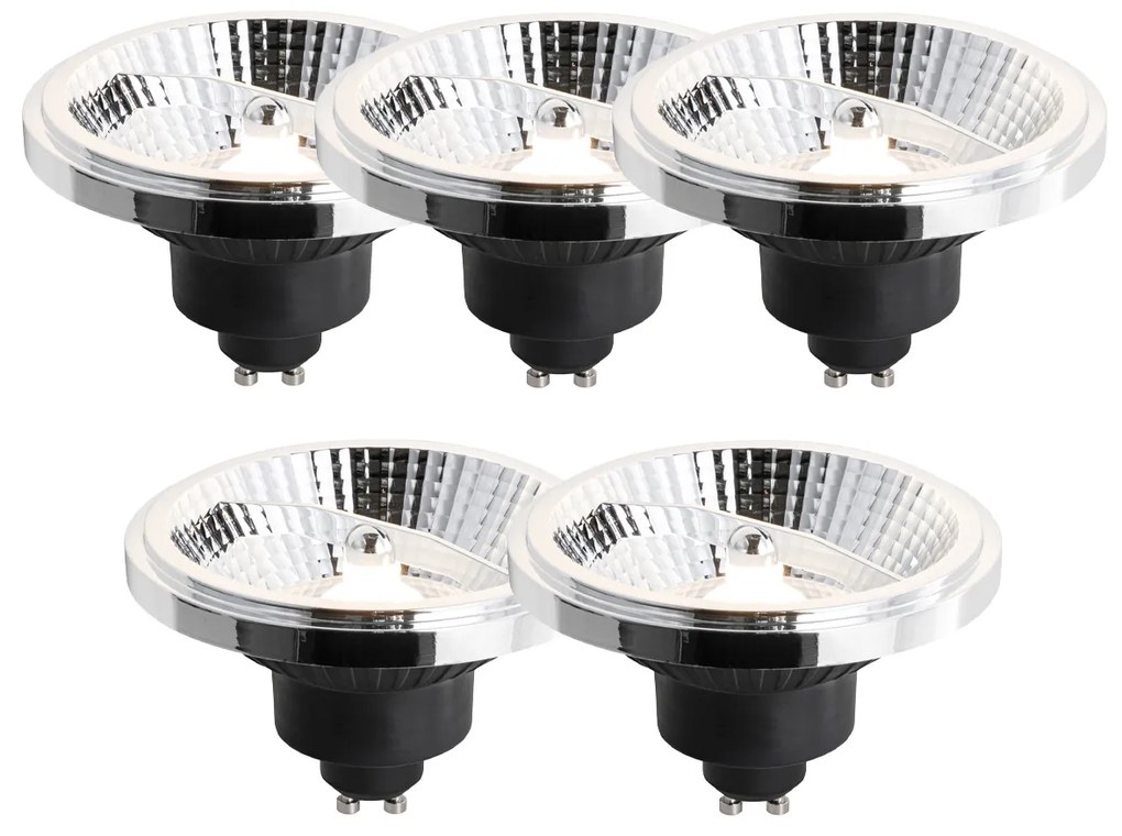 Zestaw 5 ściemnialnych żarówek LED GU10 111mm 10.5W 770 lm 3000K