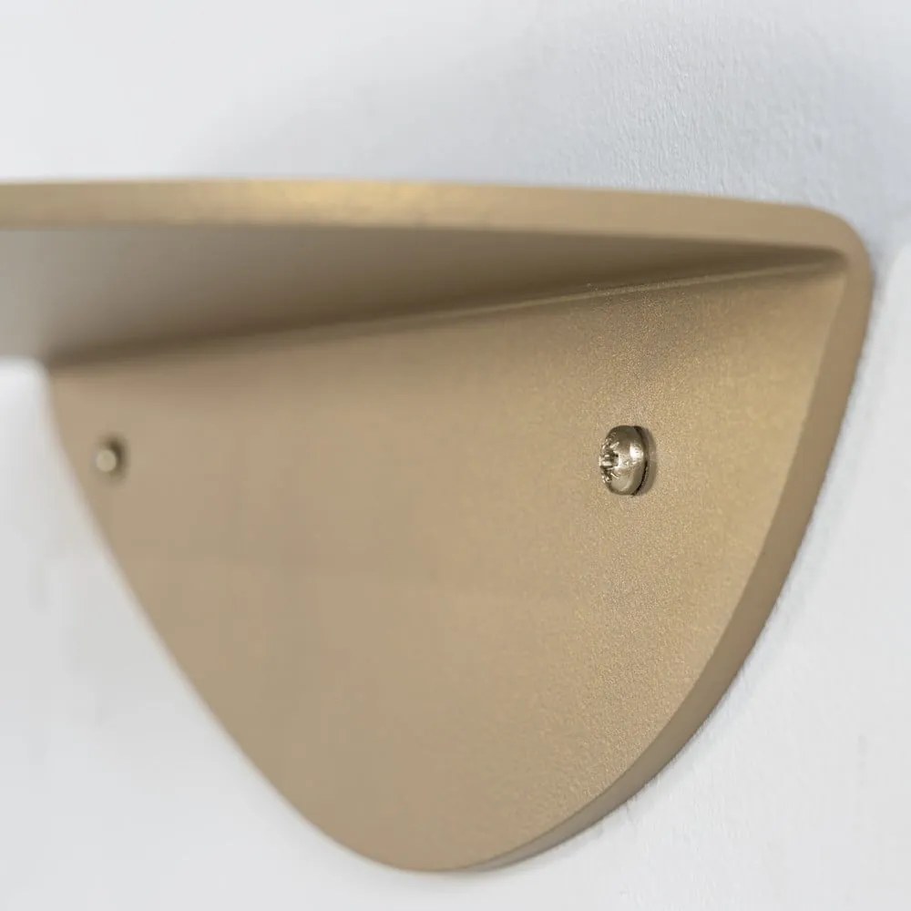 Beżowa metalowa półka 34 cm Pipa – Spinder Design