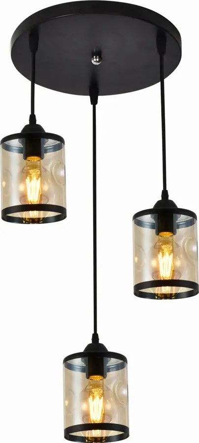 Elegancka lampa sufitowa w stylu glamour - M037 Skania 36X