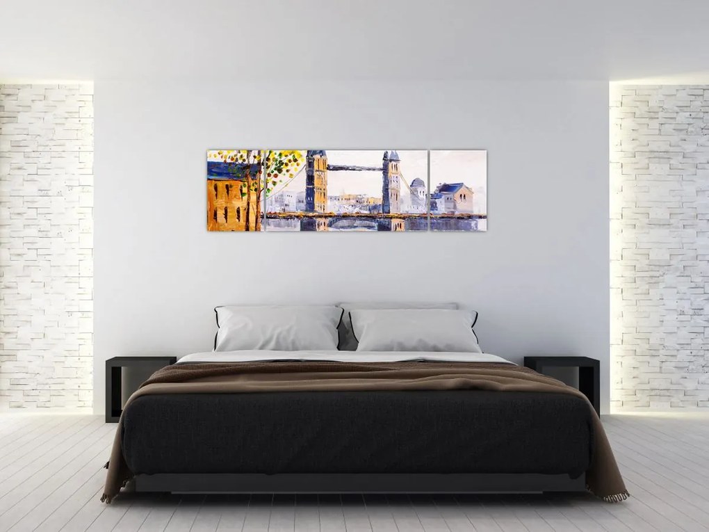 Obraz - Obraz miasta (170x50 cm)