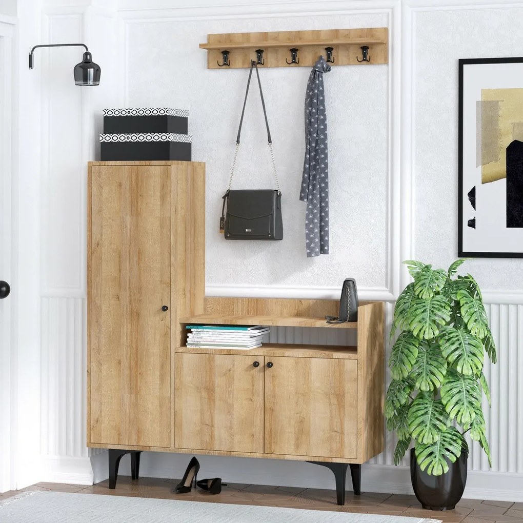 Zestaw do przedpokoju Barney Oak