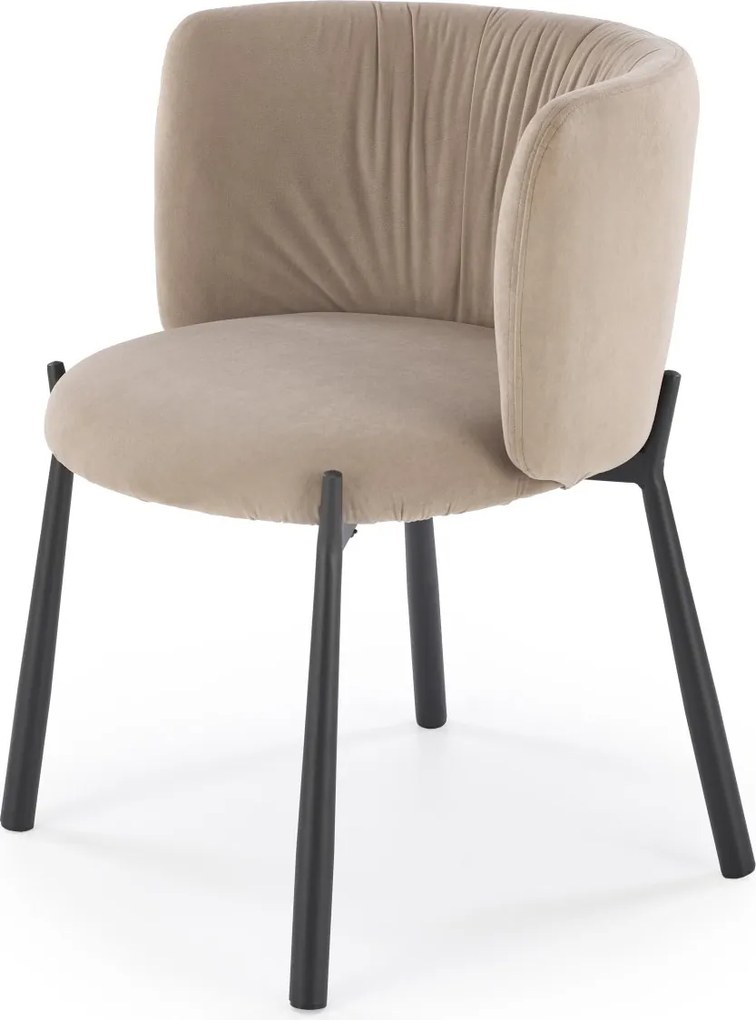 Krzesło do jadalni z kubełkowym oparciem K531 Halmar