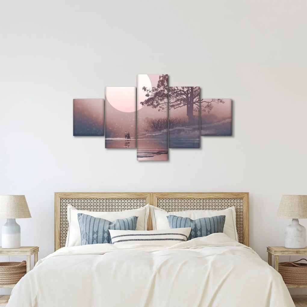Obraz - Zakochana para (125x70 cm)